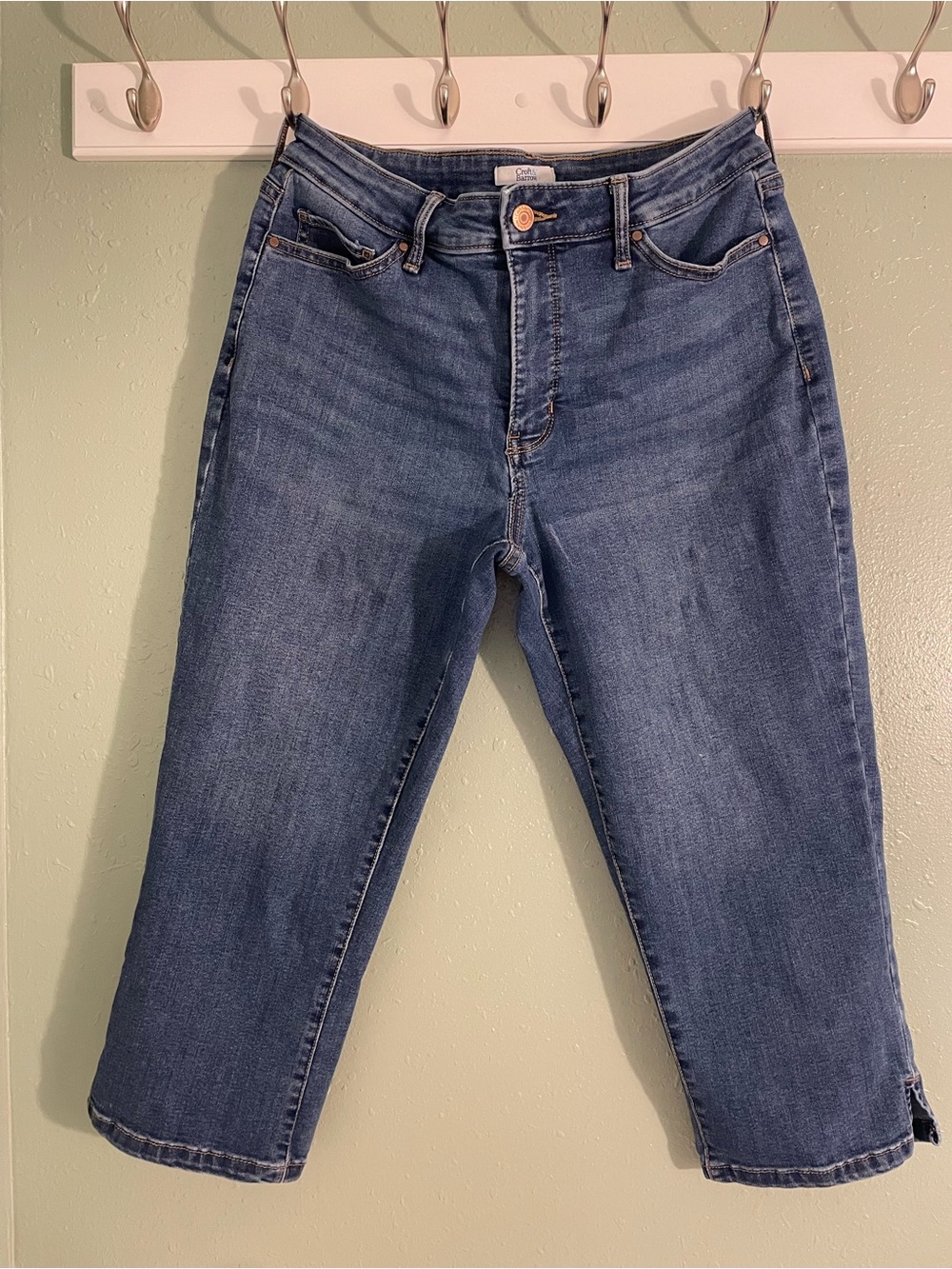 croft & barrow Blue Cropped  Jeans
